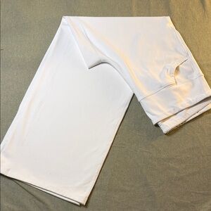 Promover white Pants Size XL Soft Stretch Fabric Wide leg